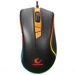 Rampage SMX-R9 USB 1000-3200DPI RGB Işıklı Oyuncu Mouse Siyah – Turuncu